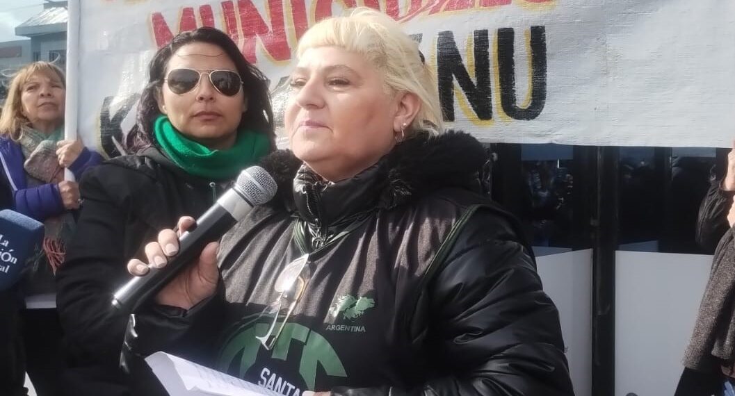 ATE paró y movilizó a la Caja de Previsión Social