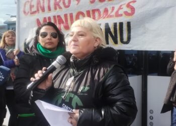 ATE paró y movilizó a la Caja de Previsión Social