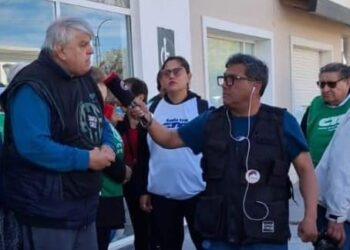 El Presidente del Centro de jubilados y pensionados de ATE Caleta Olivia, compañero Jorge Garzón