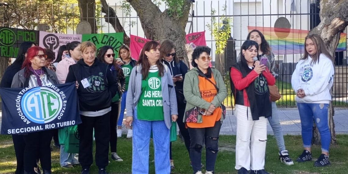 25N: ATE Santa Cruz reafirmó su compromiso con los derechos de las trabajadoras