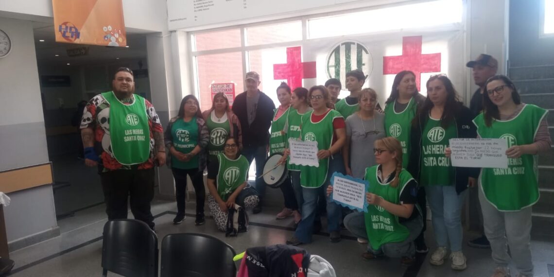 ATE Reclama en el hospital de Las Heras, mejoras salariales y laborales