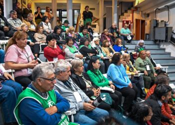 Jubilados y jubiladas de Santa Cruz presentes en el Congreso Nacional de Jubilados y Pensionados de ATE