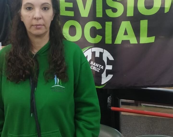 ATE realiza jornada de retención de servicio y paro en la Caja de Previsión Social