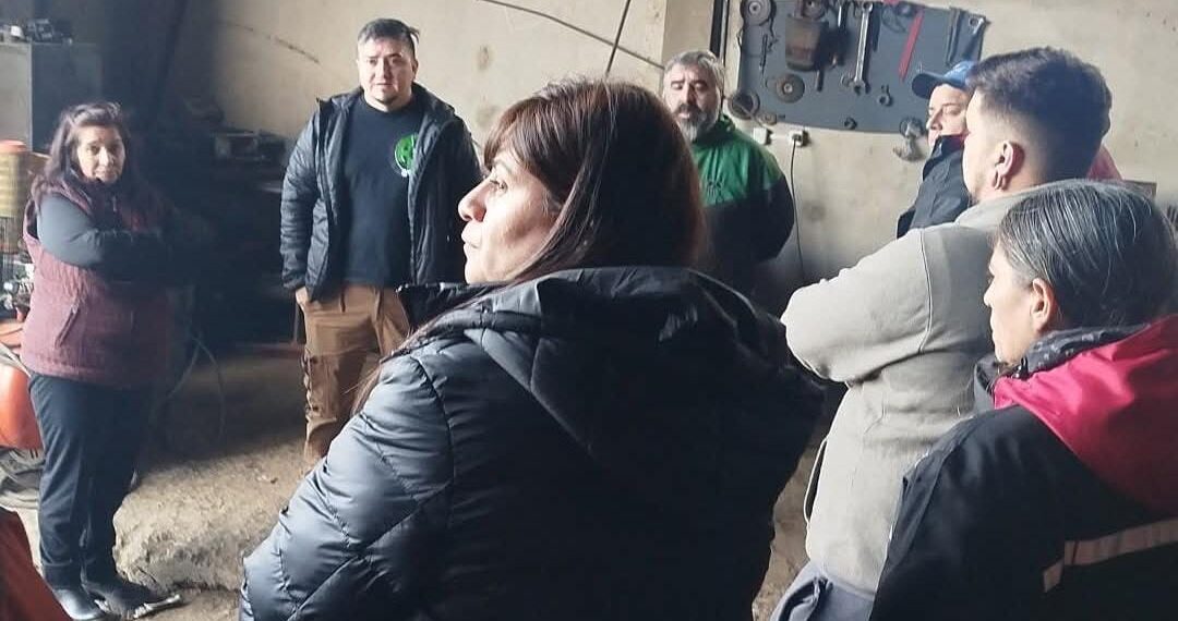 Jornada de recorridas y diálogo con trabajadores y trabajadoras municipales en 28 de Noviembre