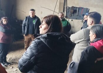 Jornada de recorridas y diálogo con trabajadores y trabajadoras municipales en 28 de Noviembre