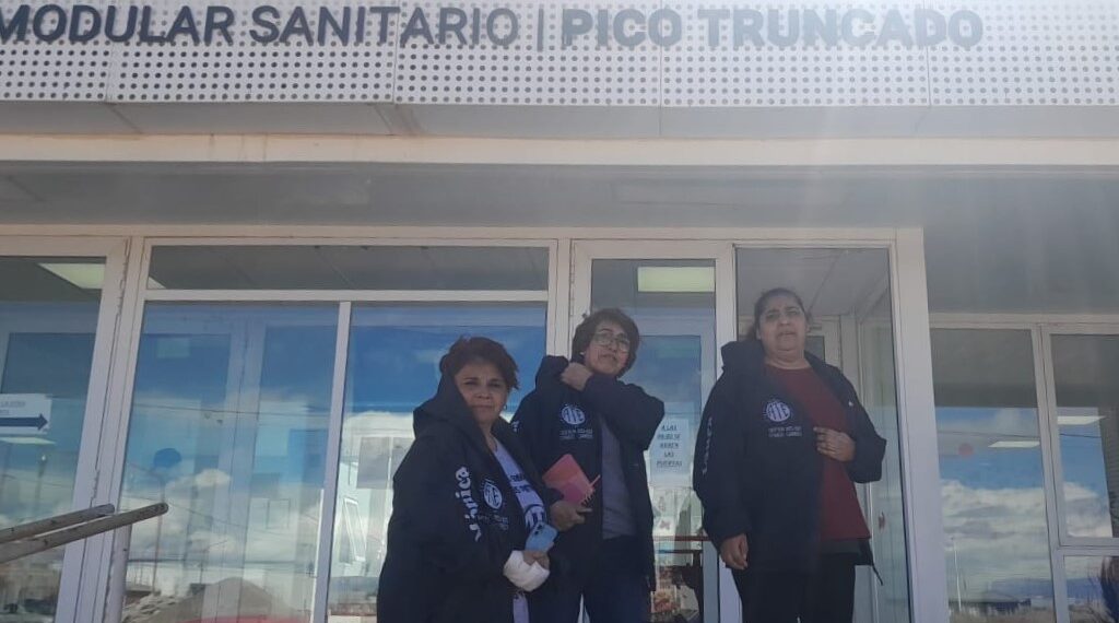 ATE Pico Truncado recorre los sectores en franco diálogo con compañeros y compañeras