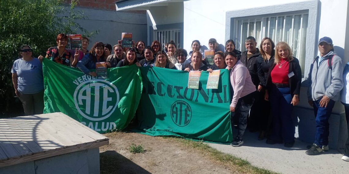 ATE Las Heras se hizo escuchar en contra de la reforma de Vidal