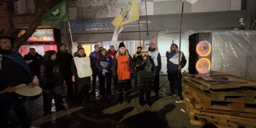 ATE Santa Cruz y la CTA Autónoma marcharon junto al Frente Sindical para exigir salarios acordes al costo de vida